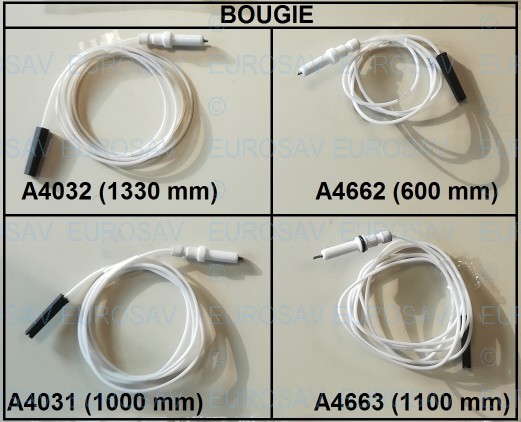 BOUGIE TABLE + CABLE 1330MM