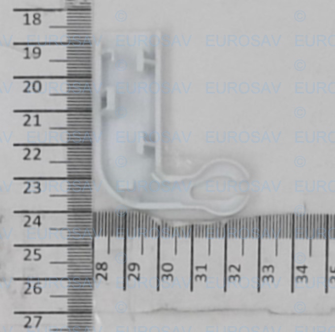 CACHE CHARNIERE SUPERIEUR GAUCHE BLANC