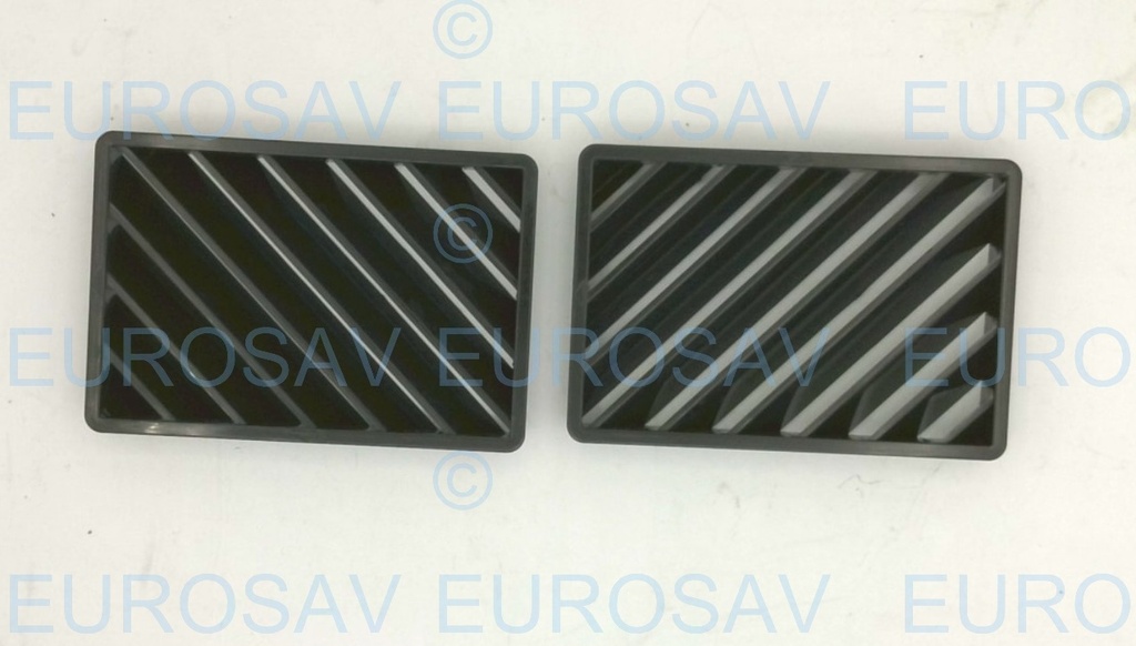 GRILLES AERATION NOIR (X2)