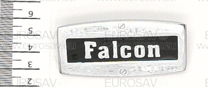 PLAQUE MARQUE CHROME FALCON