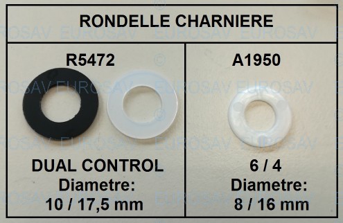 RONDELLE CHARNIERE PORTE