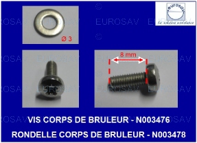 VIS DE CORPS BRULEUR