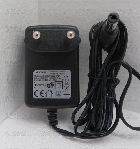 [GX63226377] CHARGEUR ALIMENTATION 27V