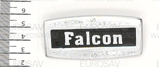 [RFA028368] PLAQUE MARQUE CHROME FALCON