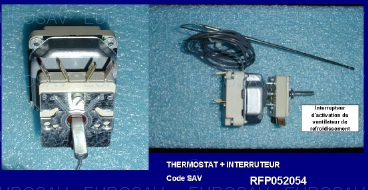 [RFA052054] THERMOSTAT+COMMUTATEUR PDL110DF